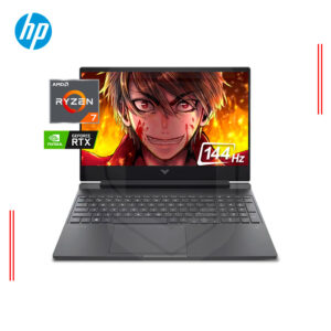 LAPTOP HP VICTUS 15-FB0126LA AMD RYZEN 7 5800H, RAM 8GB DDR4, SSD 512GB, GEFORCE RTX 3050 4GB, 15.6 FHD 144HZ, WINDOWS 11 (827G7LA#ABM)