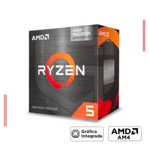 PROCESADOR AMD RYZEN 5 5600GT, 3.6GHz / 4.6GHz, AM4, 6 NÚCLEOS, 16MB, RADEON GRAPHICS