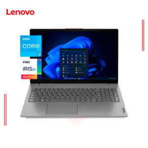LAPTOP LENOVO V15-G3 IAP INTEL CORE i3-1215U, RAM 8GB DDR4, SSD 256GB, 15.6" FHD, GRAFICO IRIS XE, Freedos