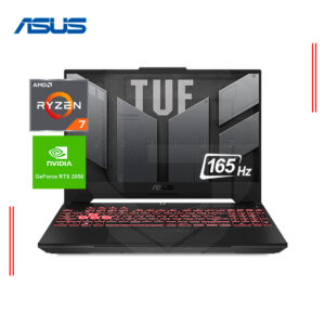 LAPTOP ASUS TUF GAMING FA507RF-HN001W AMD RYZEN 7 6800HS, RAM 8GB DDR5, SSD 512GB, NVIDIA RTX 2050 4GB,15.6" FHD