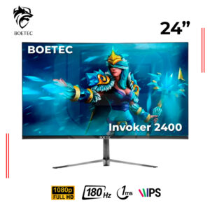 MONITOR GAMER BOETEC INVOKER 2400 24" LED, 1920 x 1080 FHD, 180HZ, 1MS
