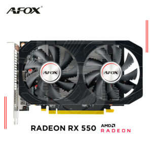 TARJETA DE VIDEO AFOX RADEON RX 550 4GB GDDR5, PCI EXPRESS 3.0