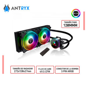Refrigeracion Liquida ANTRYX TRITON EVO 240 BLACK ARGB