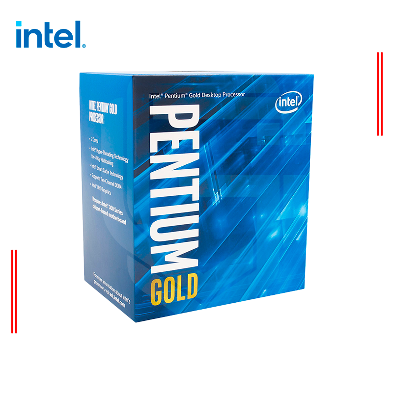 PROCESADOR INTEL PENTIUM GOLD G5420, 3.8 GHz / 4.0 GHz, LGA 1151, 2 NÚCLEOS, 4MB, INTEL GRAPHICS - Imagen 2