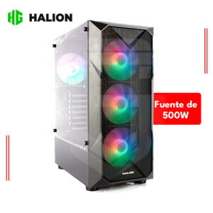 CASE HALION STUKA CR11, NEGRO, FUENTE ATX 500W