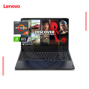 LAPTOP LENOVO IDEAPAD GAMING 3 15ARH7 AMD RYZEN 5 6600H, RAM 8GB DDR5, SSD 512GB, GEFORCE RTX 3050 4GB, 15.6" FHD (82SB0001US)