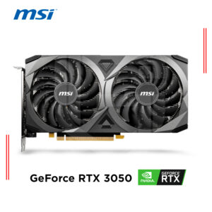 TARJETA DE VIDEO MSI VENTUS 2X NVIDIA GEFORCE RTX 3050 8GB GDDR6, 128 BITS