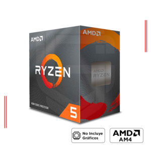 PROCESADOR AMD RYZEN 5 4500, 3.6 GHz / 4.2 Ghz, AM4, 6 NÚCLEOS, 16MB.