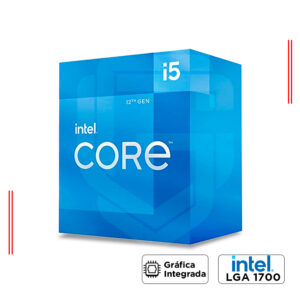 PROCESADOR INTEL CORE i5-12400F (BX8071512400F) 2.5 GHz / 4.4 Ghz, LGA 1700, 6 NÚCLEOS, 12MB