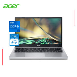 LAPTOP ACER ASPIRE 3 A315-59-7930 INTEL CORE i7-1255U, RAM 16GB DDR4, SSD 512GB, 15.6" FHD, INTEL IRIS XE GRAPHICS