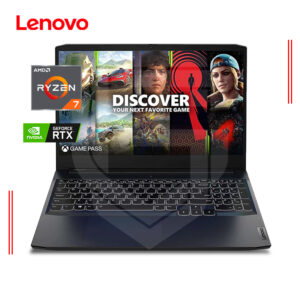 LAPTOP LENOVO IDEAPAD GAMING 3 15ARH7 AMD RYZEN 7 6800H, RAM 16GB DDR5, SSD 512GB, NVIDIA GEFORCE RTX 3050 4GB, 15.6" FHD IPS 120Hz