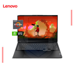 LAPTOP LENOVO IDEAPAD GAMING 3 15ARH7 AMD RYZEN 5 7535HS, RAM 8GB DDR5, SSD 512GB, 15.6" FHD IPS, GEFORCE RTX 3050 6GB GDDR6 (82SB010PLM)