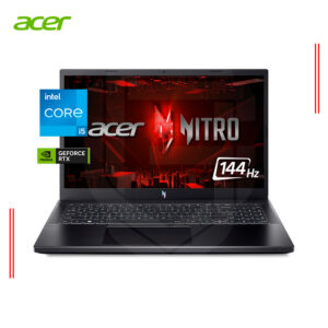LAPTOP ACER NITRO ANV15-15-515J INTEL CORE i5-13420H, RAM 16GB DDR5, SSD 512GB, GEFORCE RTX 4050 6GB, 15.6" FHD IPS 144Hz (NH.QN8AL.001)