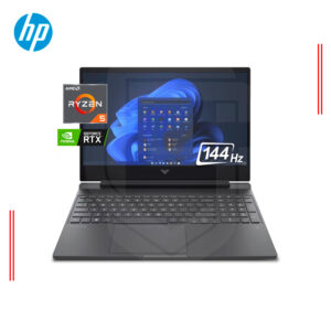 LAPTOP HP VICTUS 15-FB2002LA AMD RYZEN 5 8645HS, RAM 8GB DDR5, SSD 512GB, 15.6" FHD 144Hz, NVIDIA RTX 3050 6GB (A14LLLA#ABM)