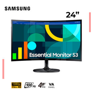 MONITOR SAMSUNG LS24D360GALXPE 24" FHD CURVO, 100HZ, 4MS, HDMI / VGA