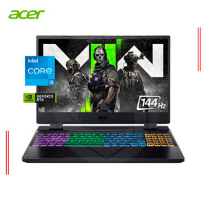 LAPTOP ACER NITRO 5 AN515-58-57VS INTEL CORE i5-12450H, RAM 8GB DDR4, SSD 512GB, GEFORCE RTX 3050 4GB, 15.6" FHD IPS 144Hz