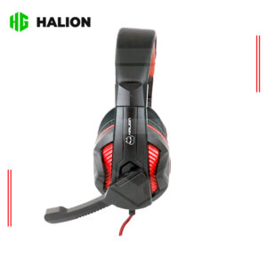 AUDIFONO HALION VIPER GAMER X15 NEG/ROJO