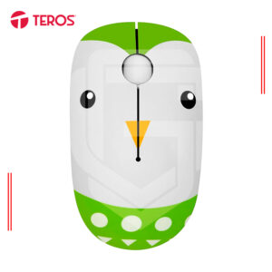 MOUSE ÓPTICO INALÁMBRICO TEROS TE-1215S, 1000 DPI, RECEPTOR USB, 3 BOTONES