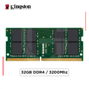 MEMORIA SODIMM KINGSTON, 32GB DDR4-3200MHz PC4-25600, CL22, 1.2V