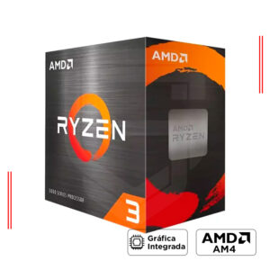 PROCESADOR AMD RYZEN 3 5300G, 4.00 GHz / 4.20 GHz, 8MB L3, 4 NÚCLEOS, AM4, RADEON GRAPHICS