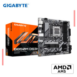 PLACA GIGABYTE B850M DS3H, CHIPSET AMD B850, Socket AMD AM5, mATX