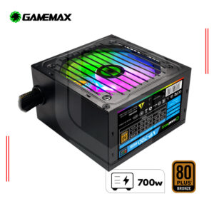 FUENTE DE PODER GAMEMAX VP-700-RGB 700W 80 PLUS BRONZE POWER SUPPLY