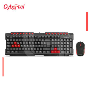 KIT CYBERTEL TECLADO Y MOUSE PRINCE CYB T2000