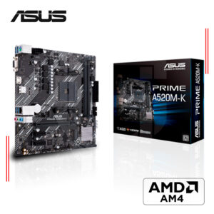 PLACA ASUS PRIME A520M-K (90MB1500-M0EAYO) SOCKET AM4, DDR4