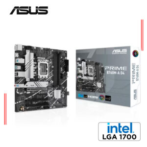 PLACA ASUS PRIME B760M-A D4, CHIPSET B760, DDR4, LGA1700, mATX