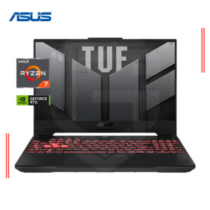 LAPTOP ASUS TUF GAMING A15 FA507NUR-LP037W AMD RYZEN 7 7735HS, RAM 16GB, SSD 512GB, GEFORCE RTX 4050 6GB, 15.6" FHD IPS 144HZ