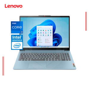 LAPTOP LENOVO IDEAPAD SLIM 3 15IAN8 INTEL CORE i3-N305, RAM 8GB LPDDR5, SSD 512GB, 15.6" FHD, WINDOWS 11 HOME (82XB0032LM)