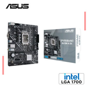 PLACA ASUS PRIME H610M-K D4 LGA 1700 INTEL H610 DDR4 M.2 SATA 6G USB 3.0 MATX