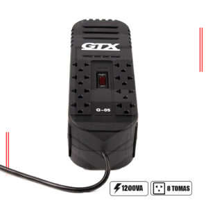 ESTABILIZADOR GTX MOD G-05 1200VA/600W 8 TOMAS