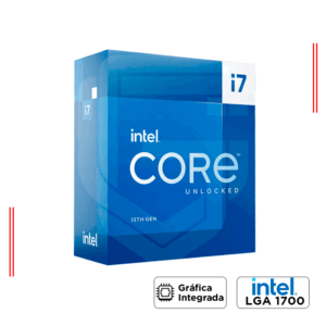 PROCESADOR INTEL CORE i7-14700, 2.10Ghz / 5.40GHZ, LGA 1700, 20 NÚCLEOS, 33MB, INTEL GRAPHICS