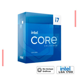 PROCESADOR INTEL CORE i7-14700F (BX8071514700F), 2.10Ghz / 5.40GHZ, LGA 1700, 20 NÚCLEOS, 33MB