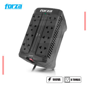 ESTABILIZADOR FORZA FVR-902 900VA/450W 8 TOMAS