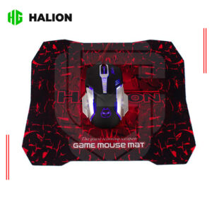 MOUSE HALION HA-920P ALASKA, GAMER, RGB, C/PAD MOUSE.