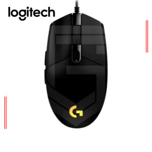 MOUSE LOGITECH G203 BLACK RGB LIGHTSYNC DPI 8000 WIRED USB