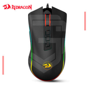 MOUSE GAMER REDRAGON COBRA M711 LED RGB, USB, 10000 DPI, BLACK