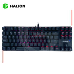 TECLADO MECÁNICO HALION CLIPPER HA-KG848 / SWITCH AZUL