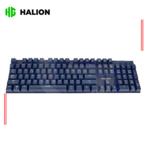 TECLADO MECÁNICO HALION ENIGMA HA-KG912 / SWITCH AZUL