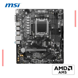 PLACA MSI PRO A620M-E, CHIPSET AMD A620, SOCKET AM5, HDMI, VGA, mATX