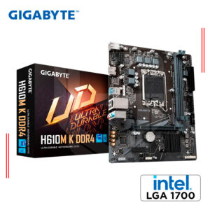 PLACA GIGABYTE H610M-K DDR4 LGA1700 MAX 64GB