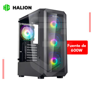 CASE GAMER HALION SPARTA 844, 600W, 4 LED-ARGB