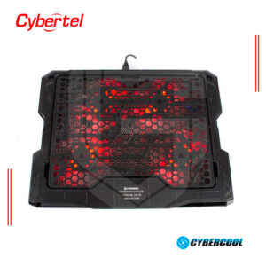 COOLER GAMER PARA LAPTOP CYBERCOOL HA-K4, LED ROJO