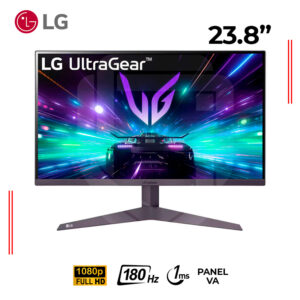 MONITOR GAMER LG ULTRAGEAR 24GS50F-B, 23.7" FHD VA, 180 HZ, 5 MS, FREESYNC, HDMI, DP