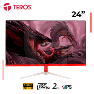 MONITOR GAMER CURVO TEROS TE- 2471G, 23.8" FHD VA, 165 HZ, 2 MS, HDMI, DP