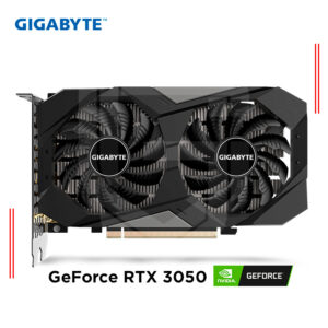 TARJETA DE VIDEO GIGABYTE RTX 3050 6GB GDDR6 PCI-E 4.0 WINDFORCE OC X2
