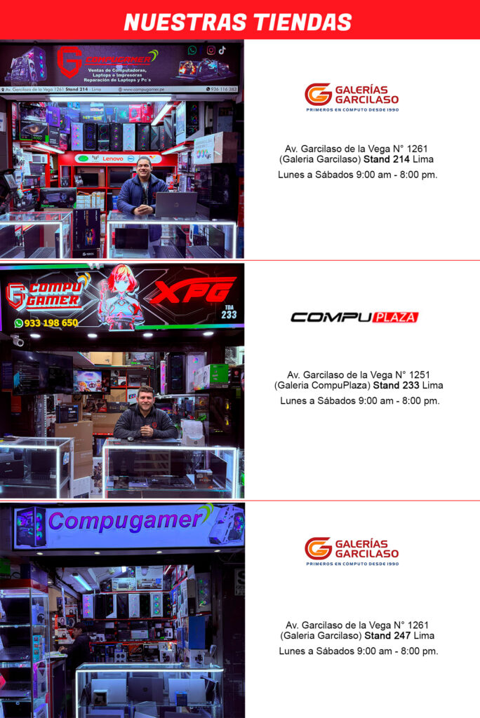 Nuestras Tiendas - Compugamer