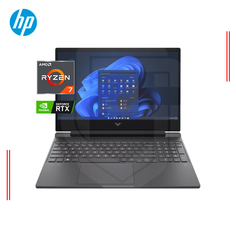 LAPTOP HP VICTUS 15-FB3019LA AMD RYZEN 7 7445HS, RAM 8GB DDR5, SSD 512GB, GEFORCE RTX 3050 6GB, 15.6" FHD, FREEDOS